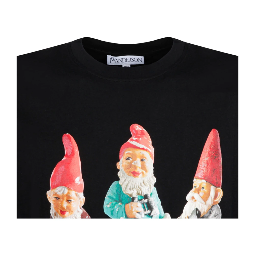JW Anderson Zwarte Gnome Trio T-Shirt Black Heren