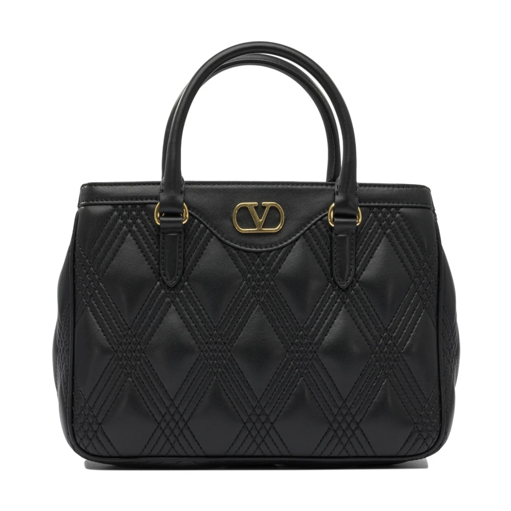 Valentino Garavani Quiltie 67 Shoulder Bag - Female - Handbags - Black - One Size - Bags