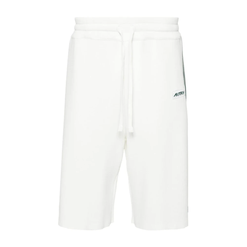 Autry Shorts met elastische tailleband en zijstrepen White Heren
