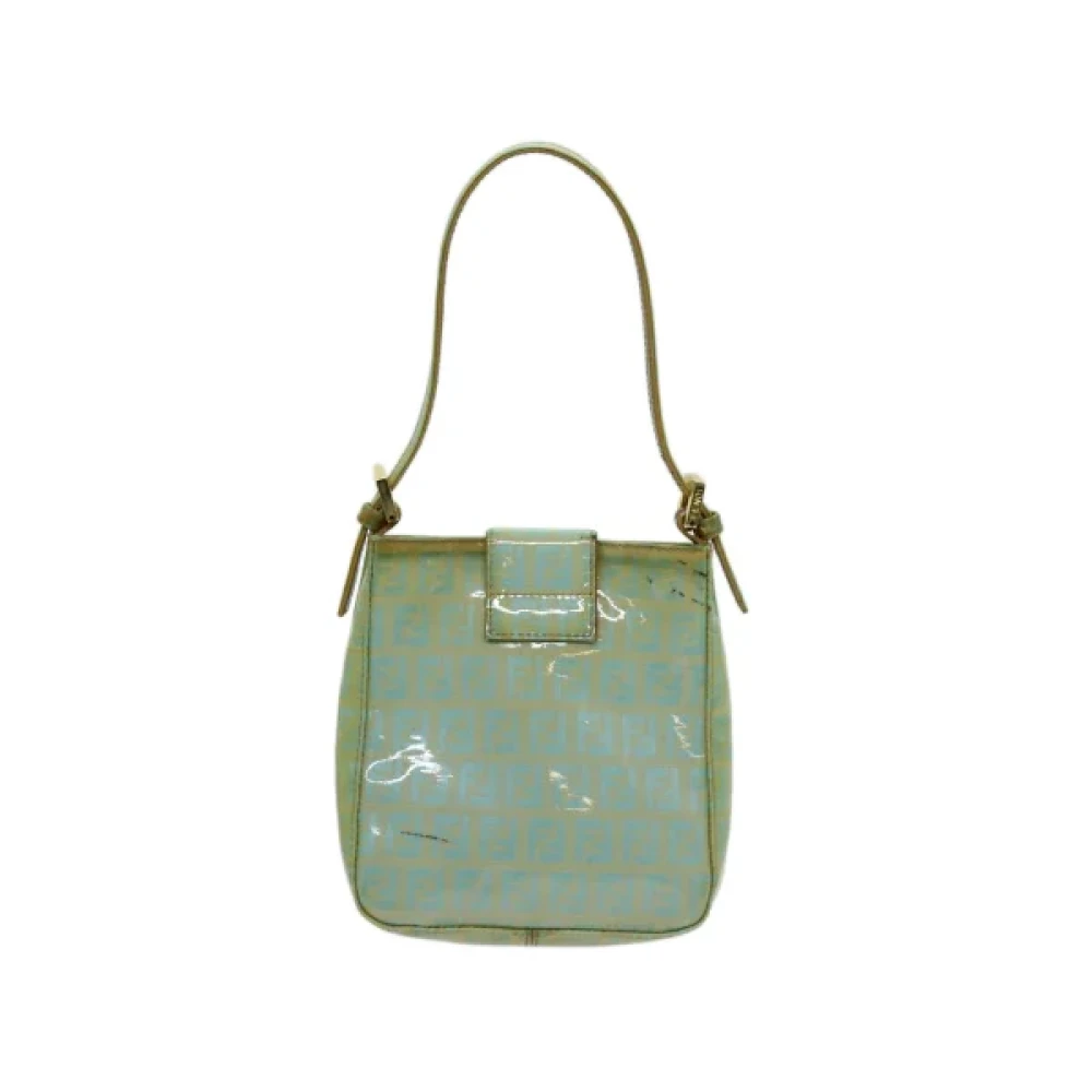 Fendi Vintage Pre-owned Canvas fendi-bags Green Dames