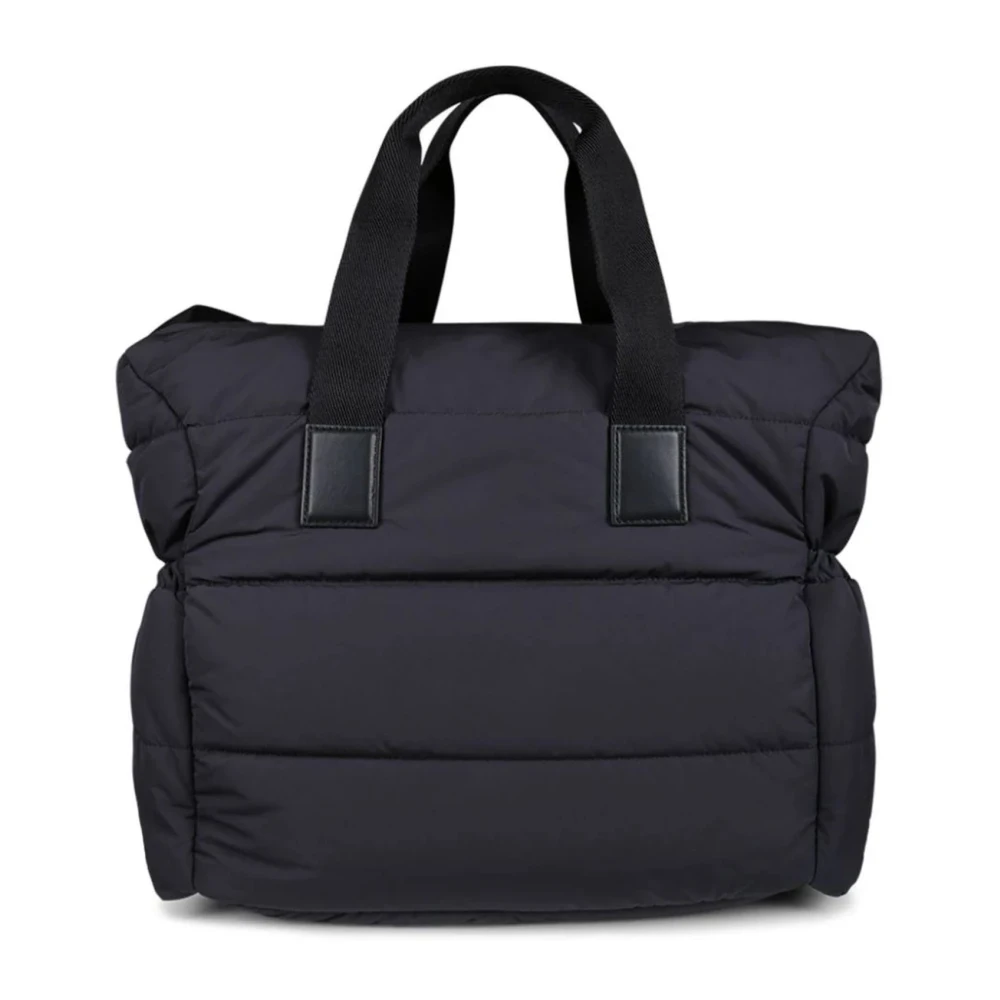 Moncler Kinderen Blauwe Gewatteerde Tas Blue Dames