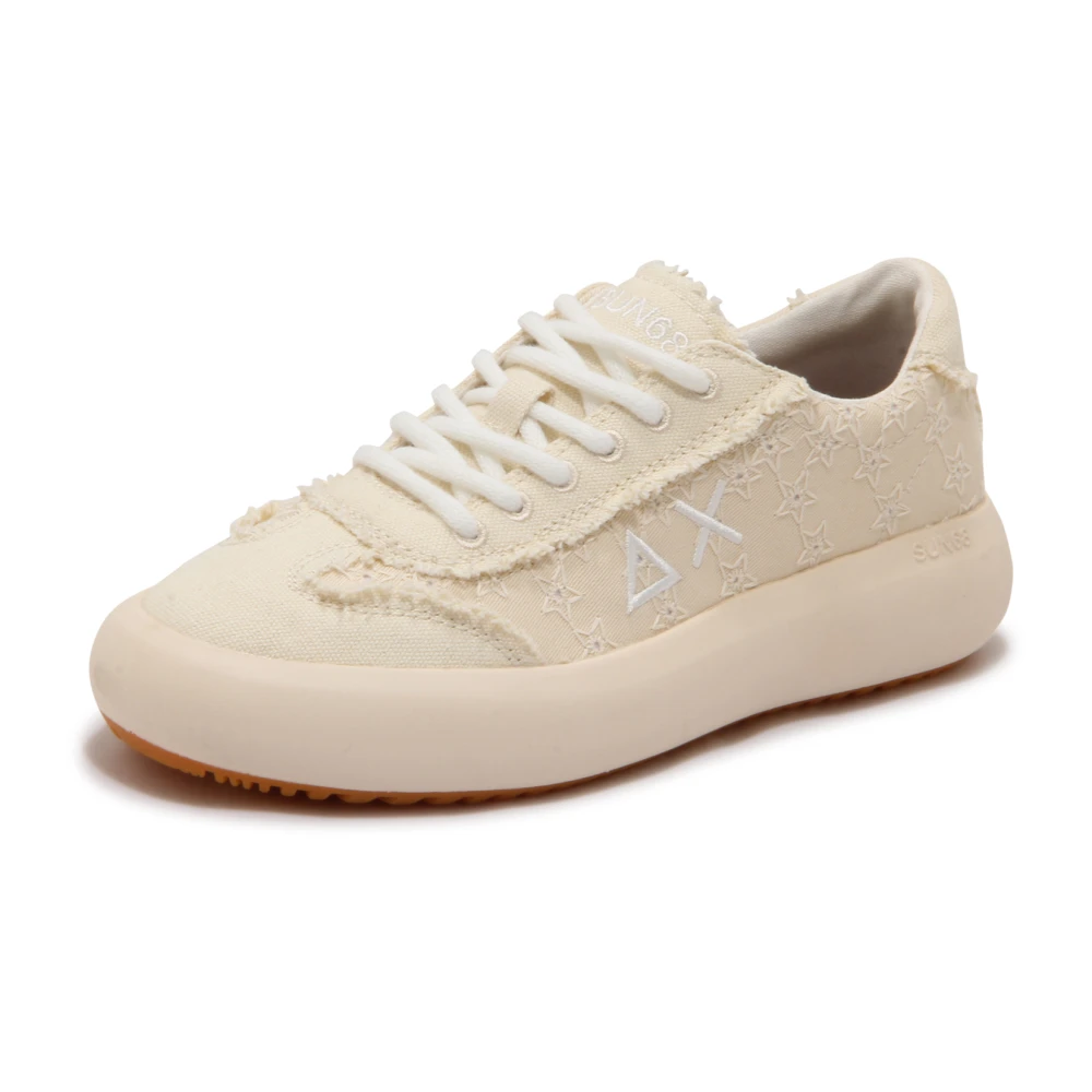 Sun68 Juno Canvas Dames Schoenen Wit