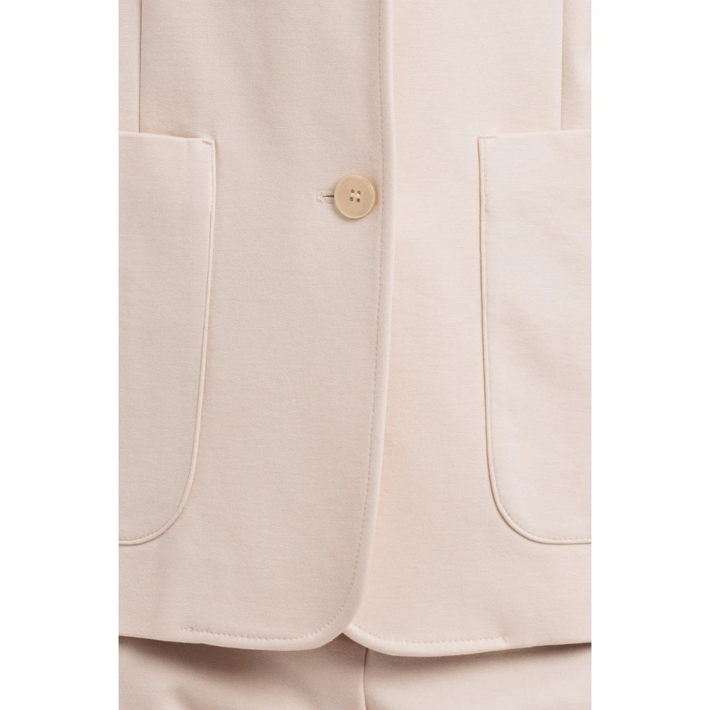 Seventy Twee-knoops jas White Dames