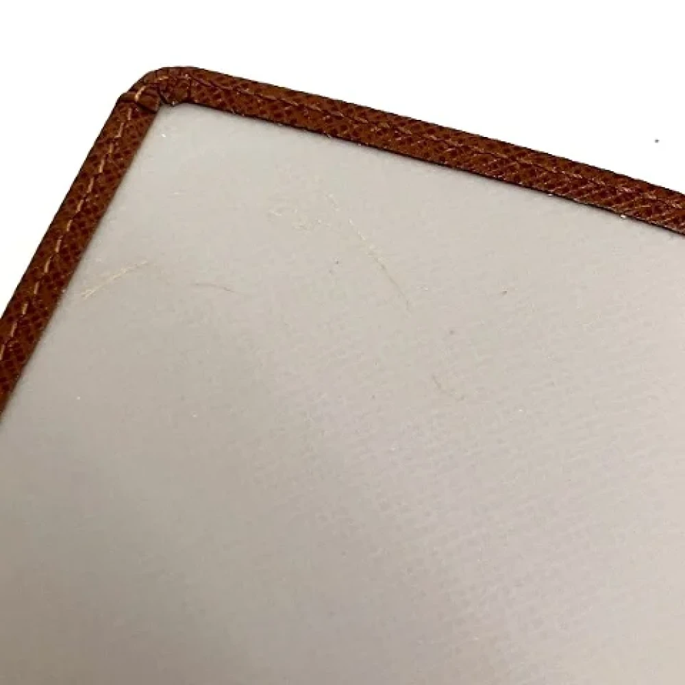 Louis Vuitton Vintage Pre-owned Leather home-office Brown Dames