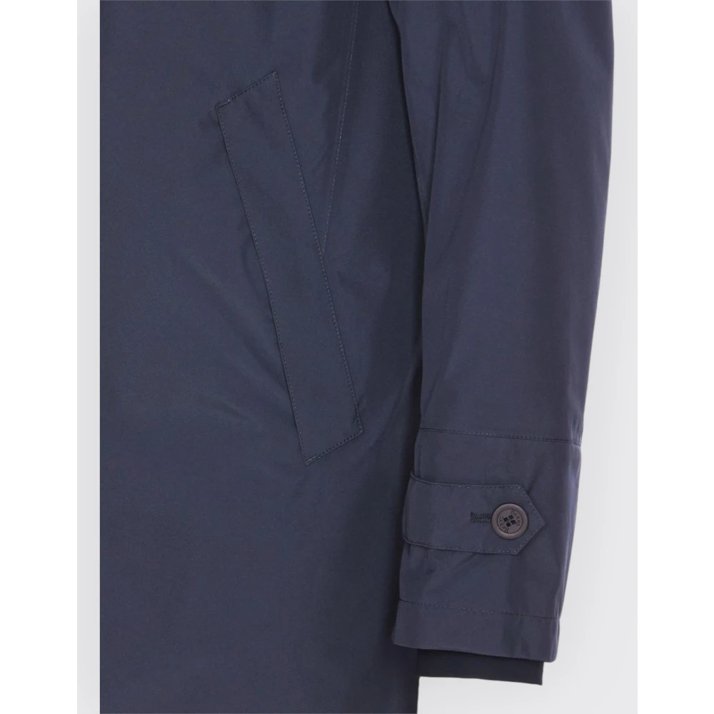 Herno Waterdichte Trenchcoat Blue Heren