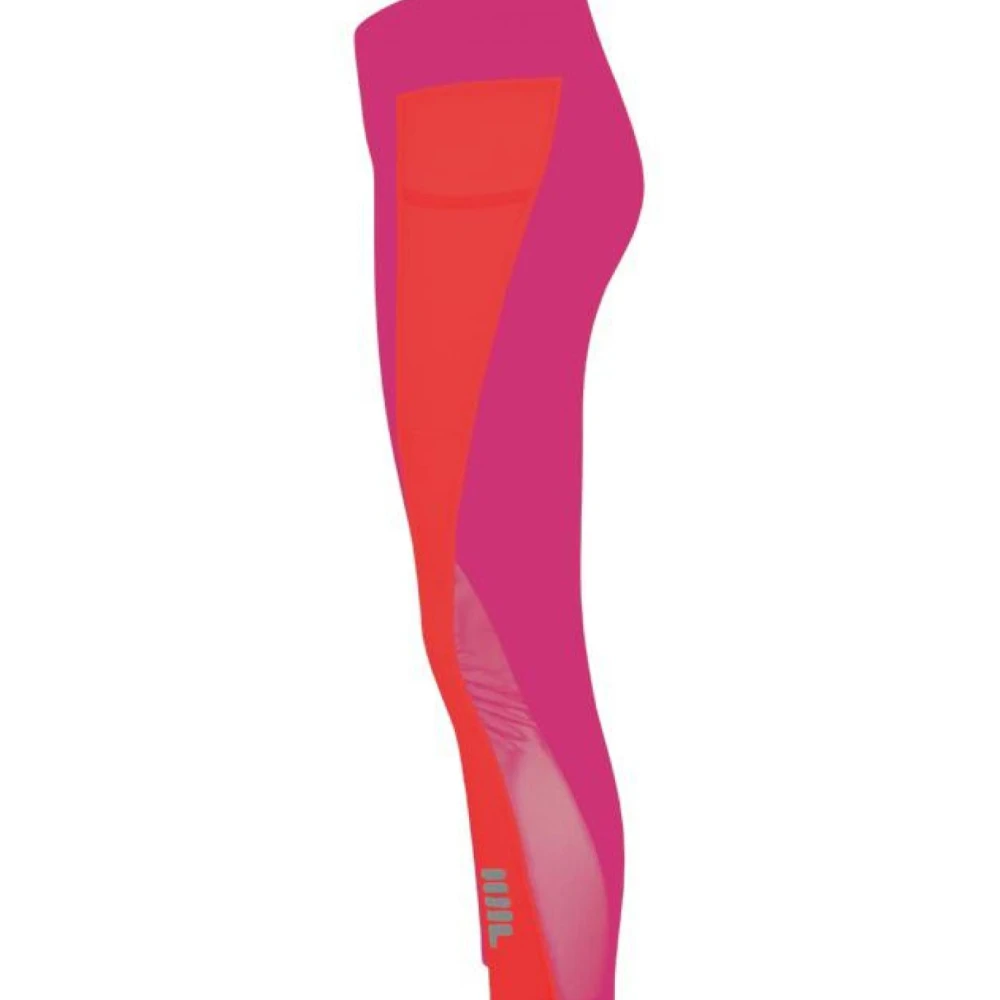 Fila Dames 7 8 Leggings Fitness Roze Rood Pink Dames
