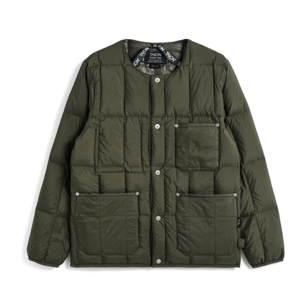 Taion Olijfgroene Winterjas Green Heren