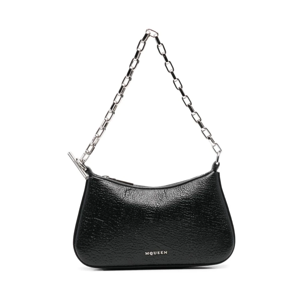 Alexander mcqueen Zwarte tas met ritssluiting Black Dames