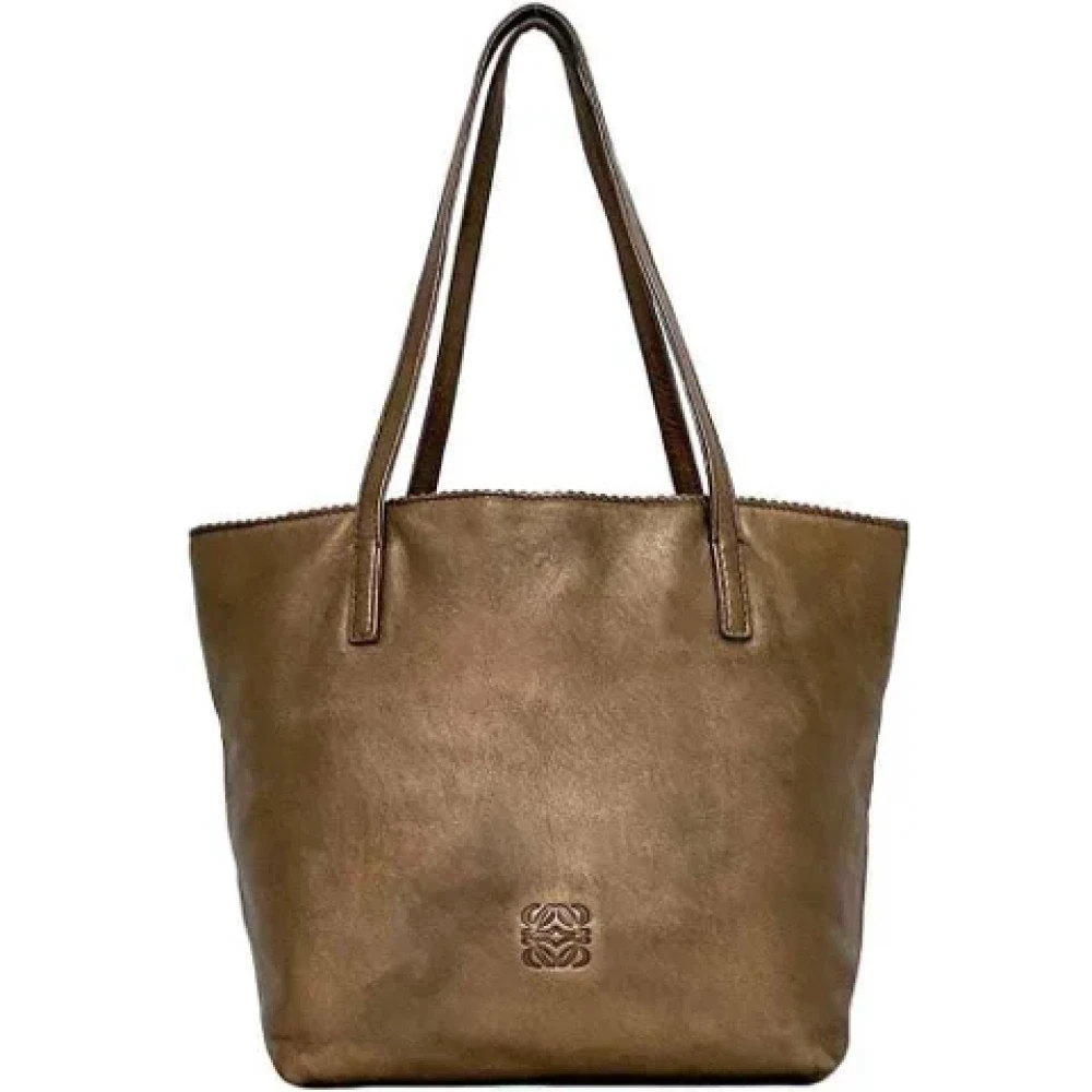 Loewe Pre-owned Leather shoulder-bags Brown Dames