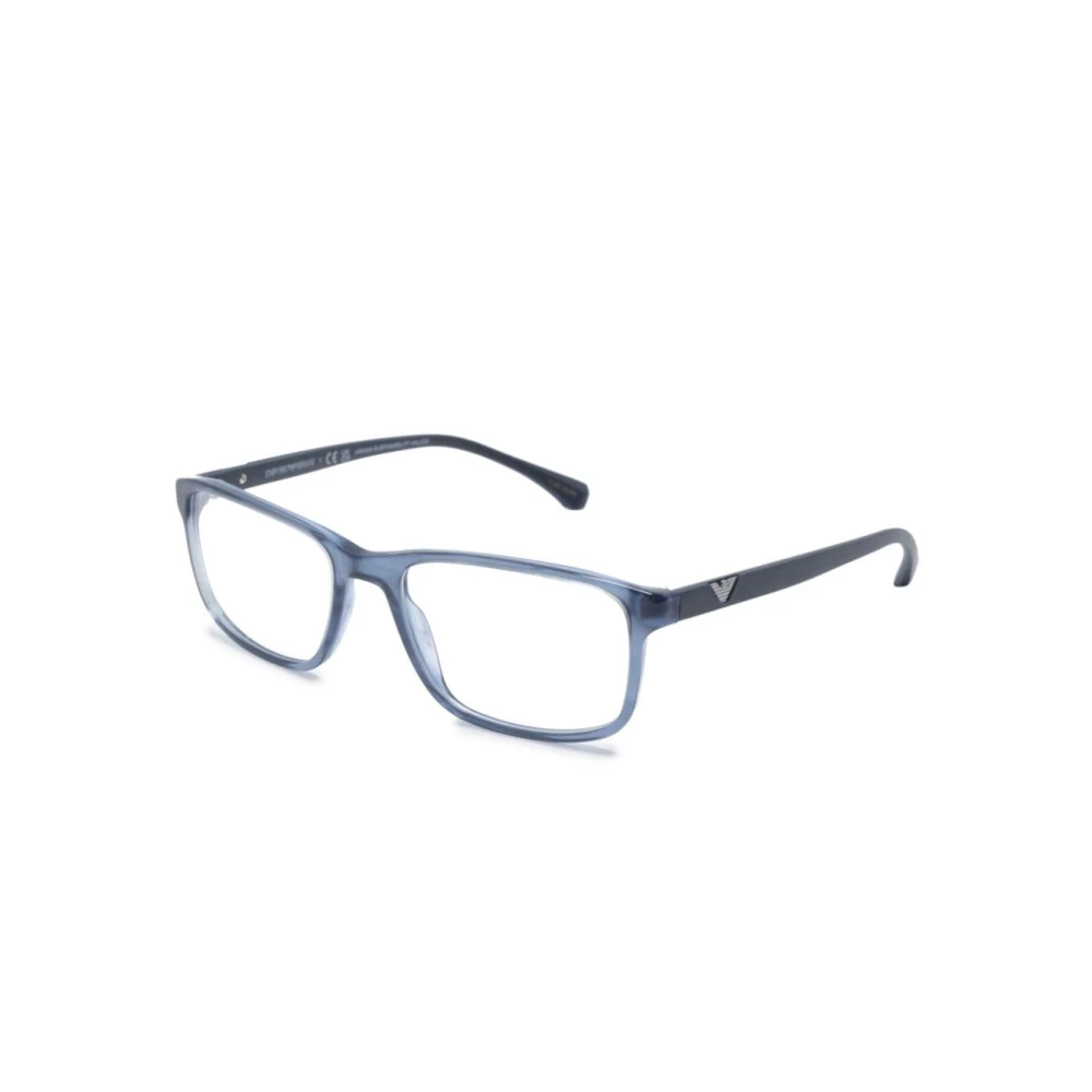 Emporio Armani Men's Blue Glasses,, Optical Frame Medium