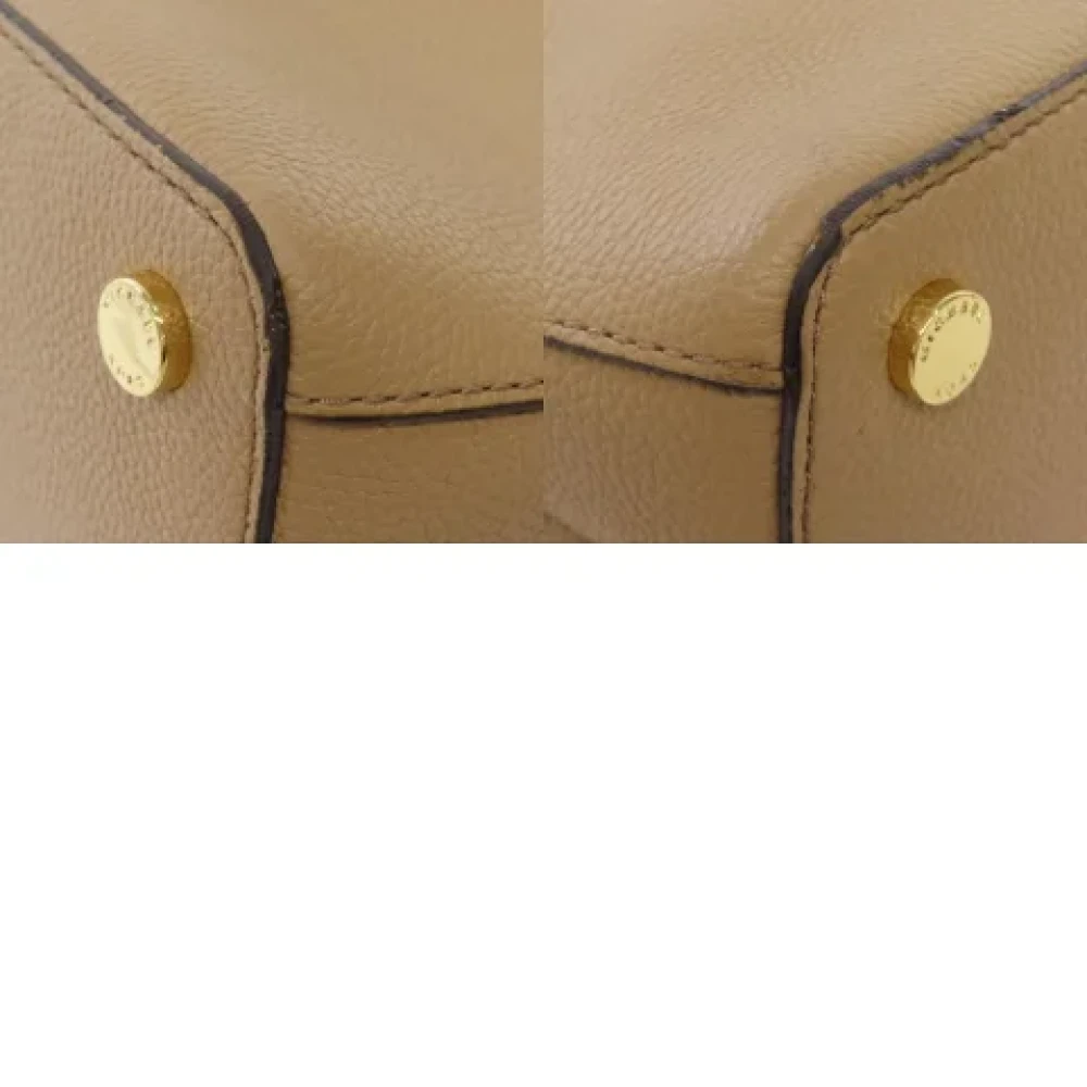 Michael Kors Pre-owned Leather handbags Beige Dames