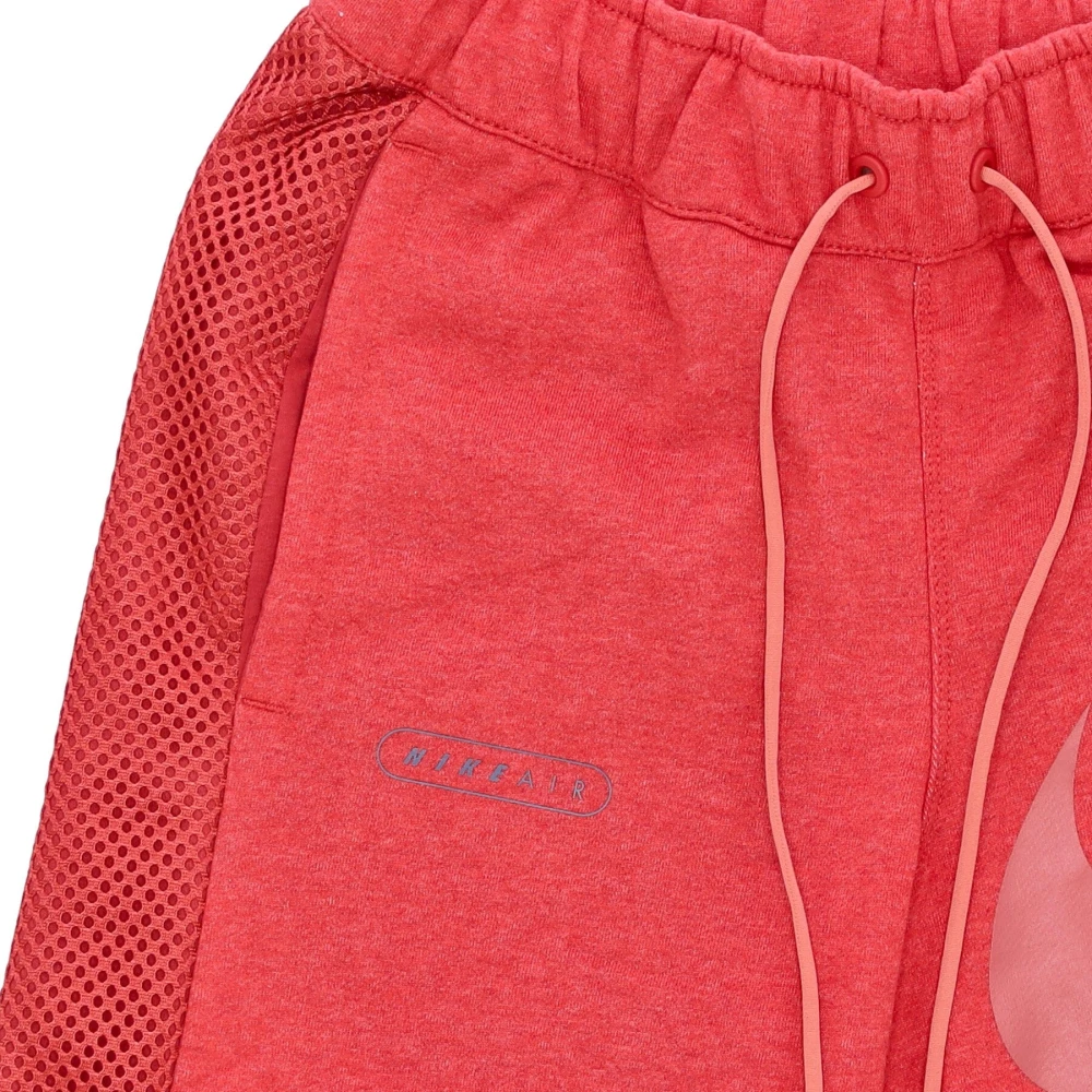 Nike Sportshorts Rood Klei Mesh Inzetstukken Red Heren