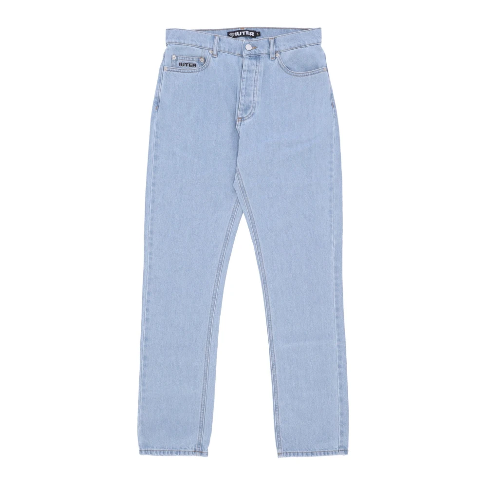 Iuter Lichtblauwe Heren Denim Jeans Blue Heren