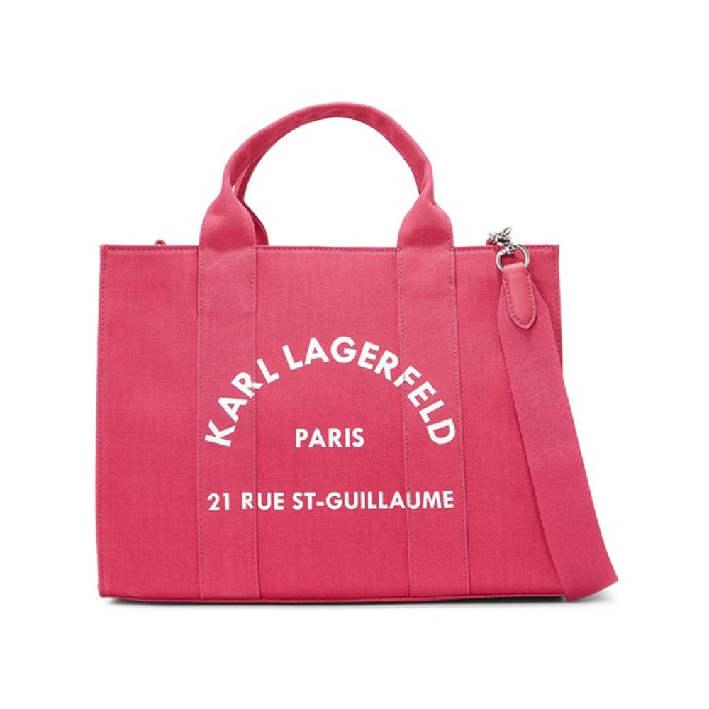 Fuchsia Pink Logo Tote Bag