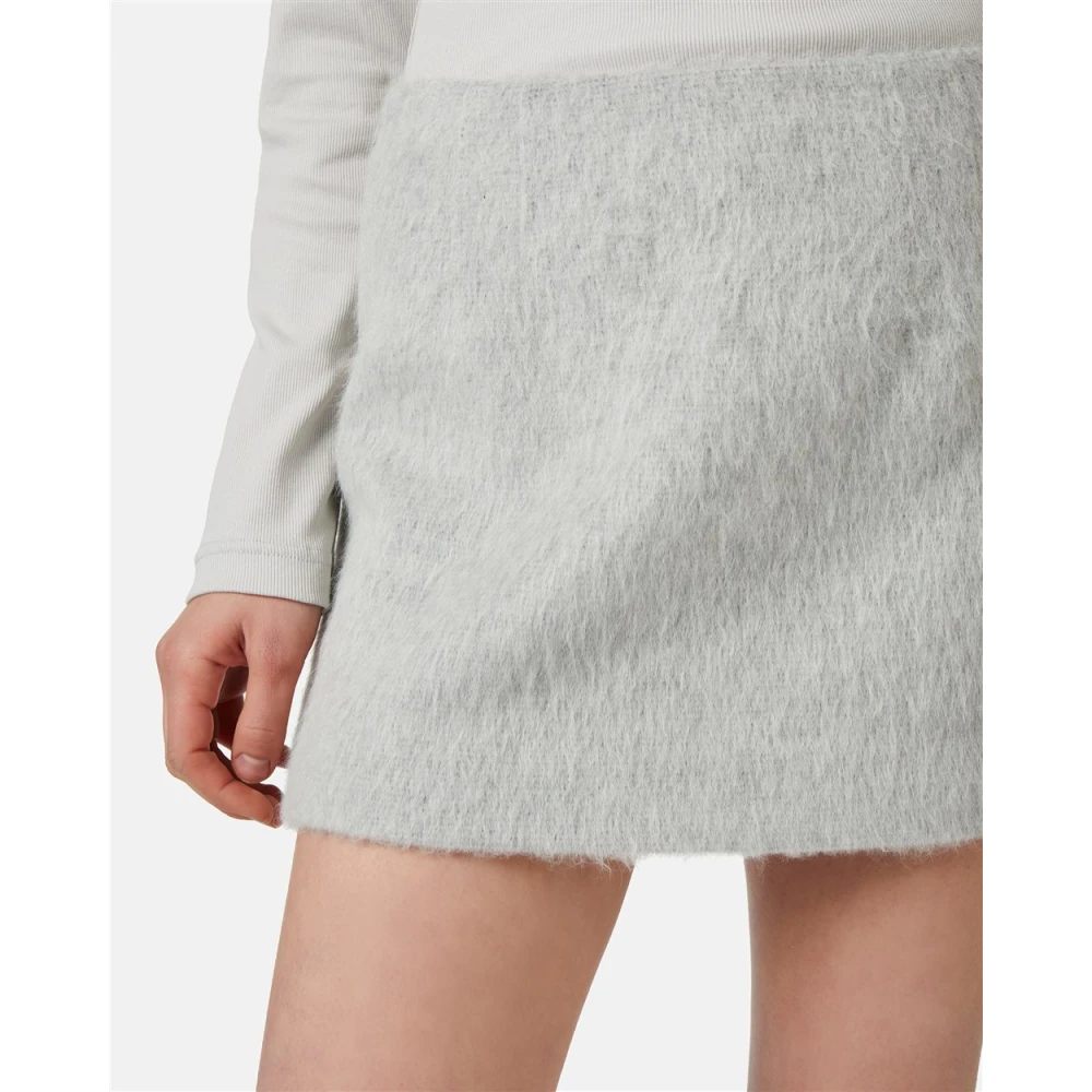 Iceberg Velours stof minirok Gray Dames