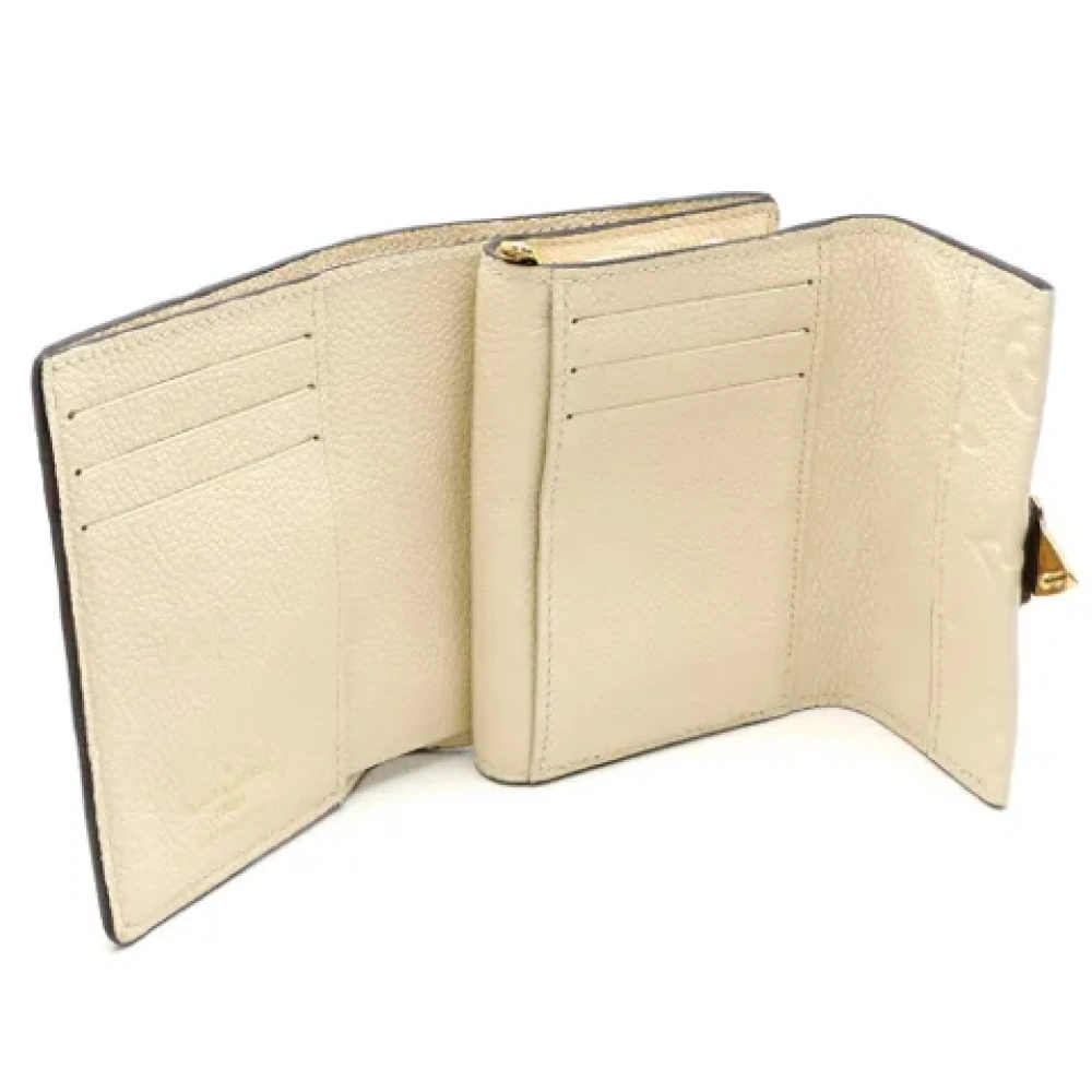 Louis Vuitton Vintage Pre-owned Canvas wallets White Dames