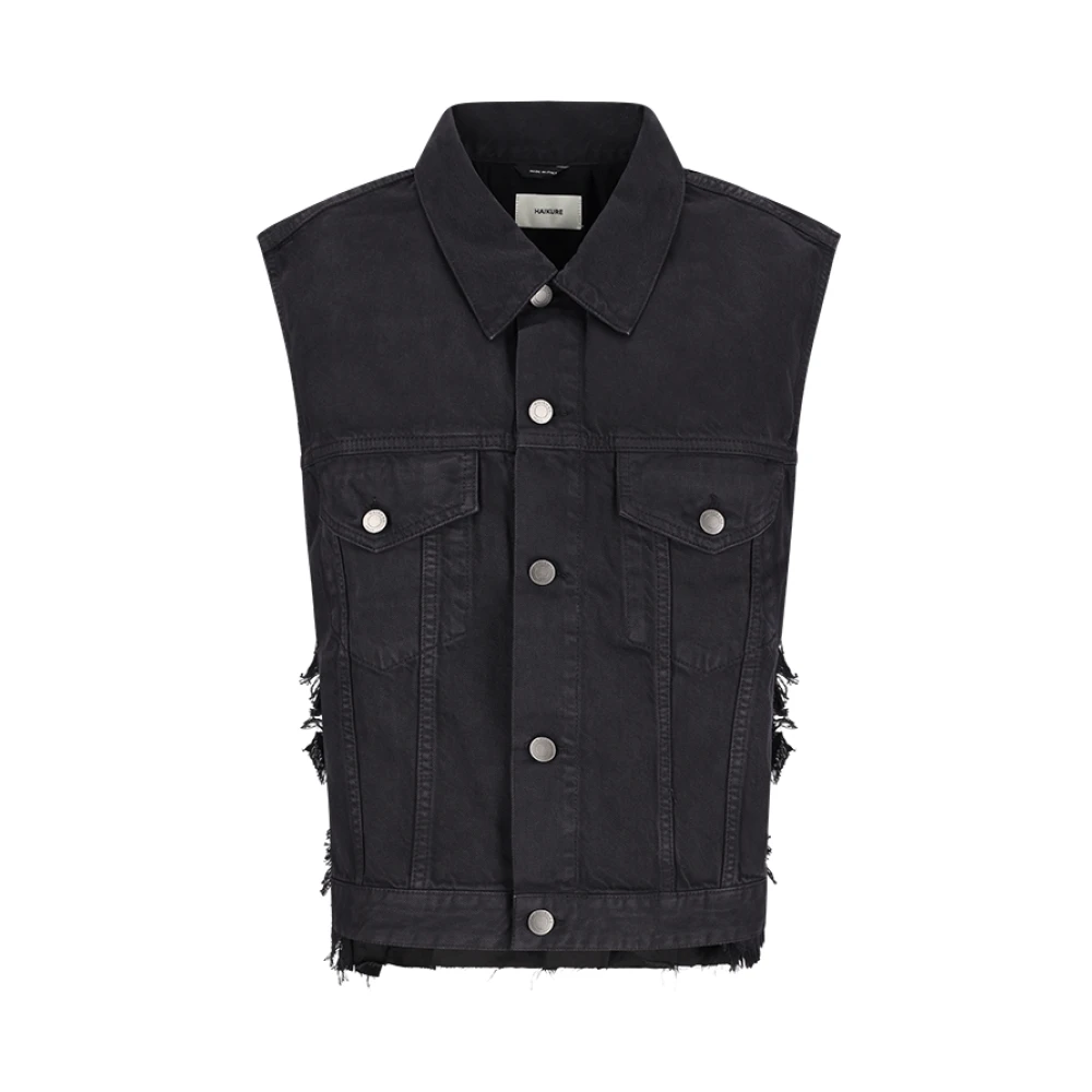 Haikure Svart Ryder Satin Bull Vest