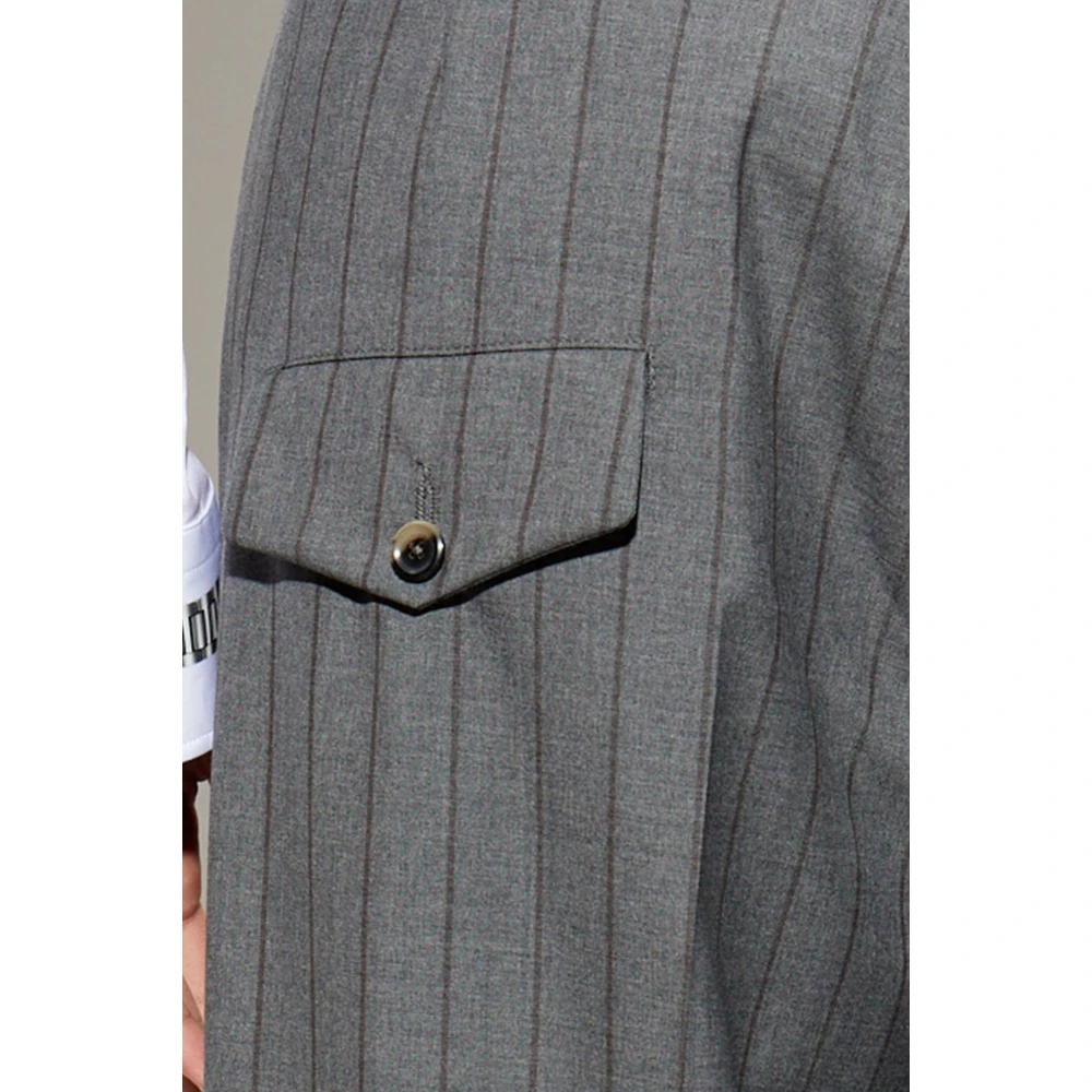 Moschino Wollen broek Gray Heren