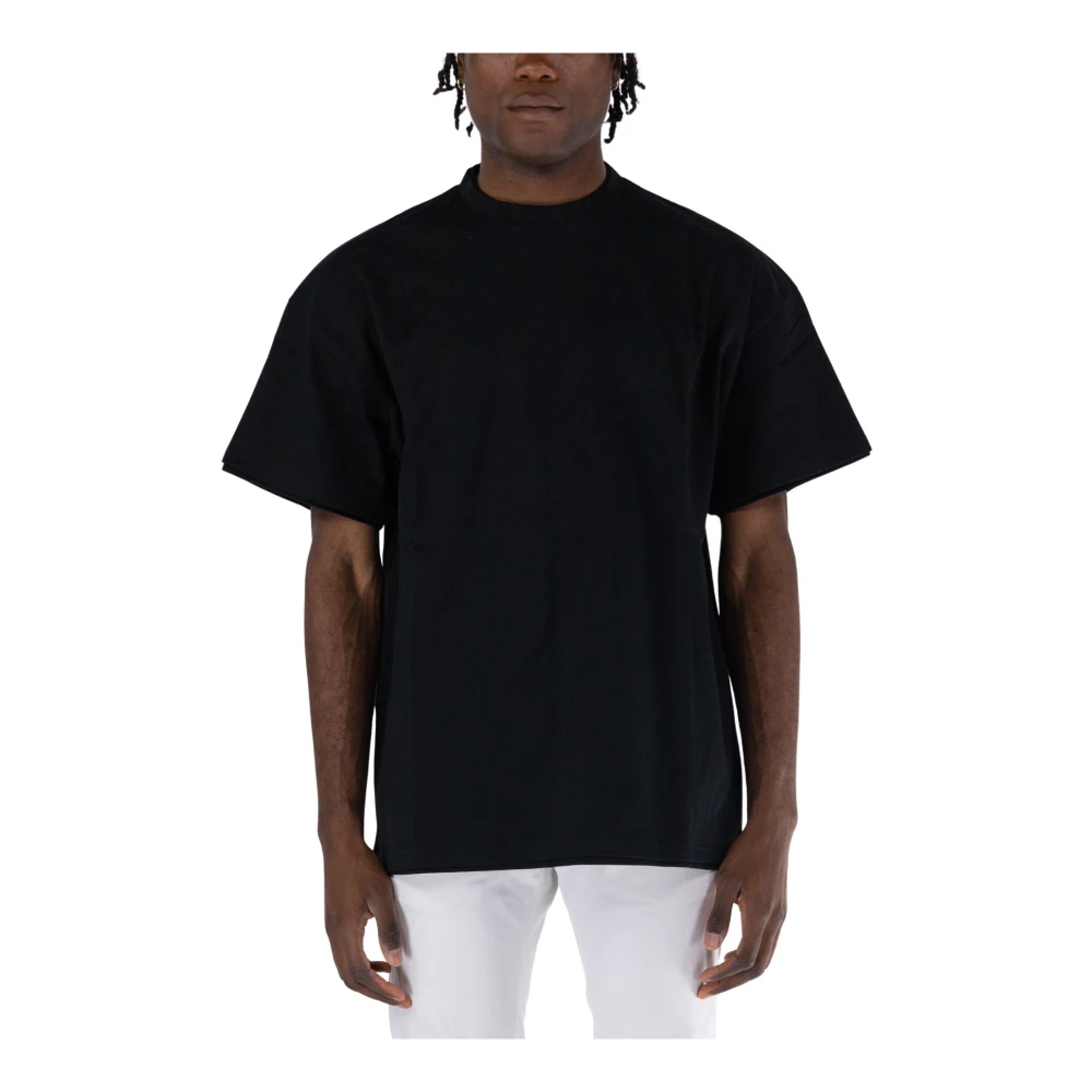 Jil Sander Dubbellag T-shirt Black Heren