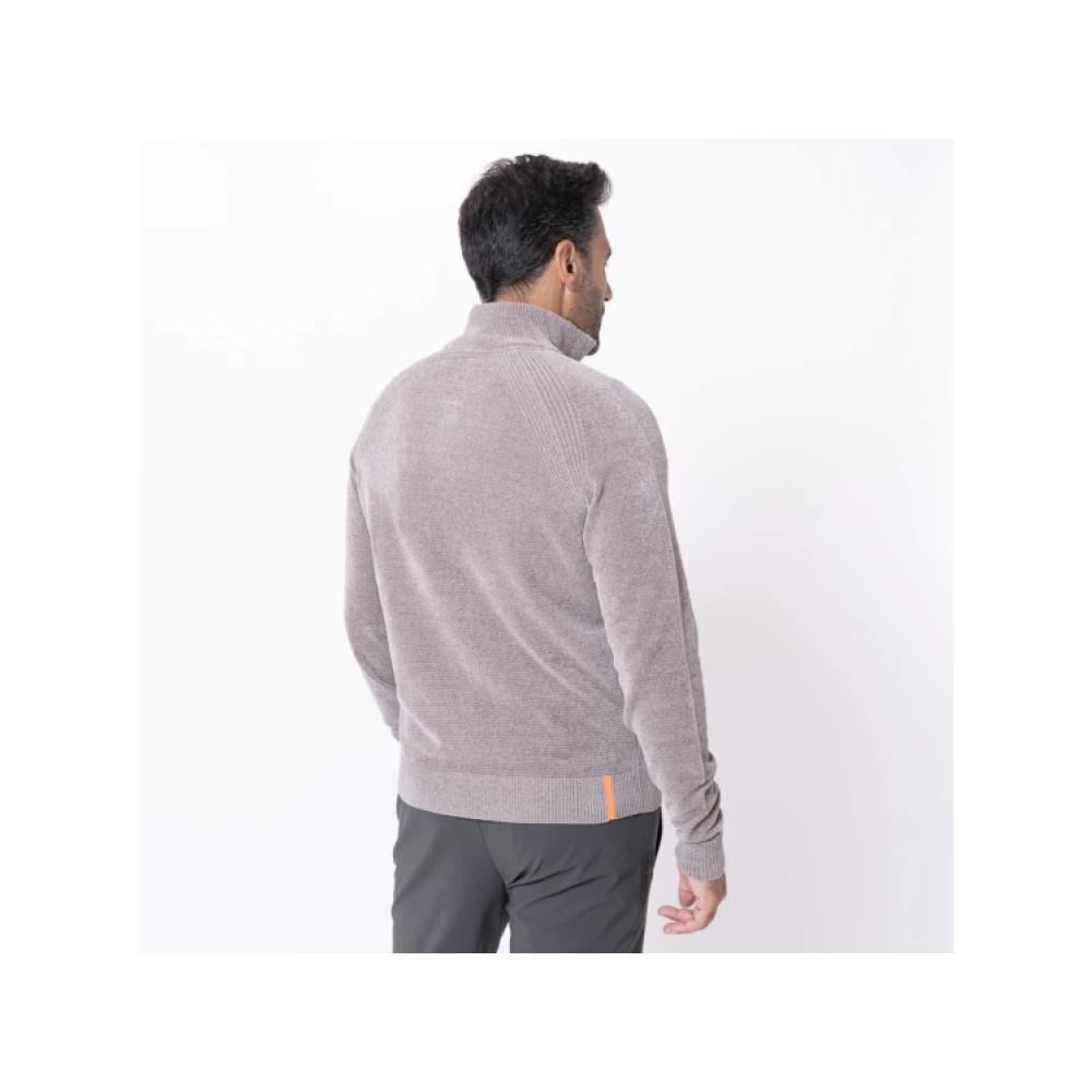 RRD Taupe Zip-Up Vest Gray Heren