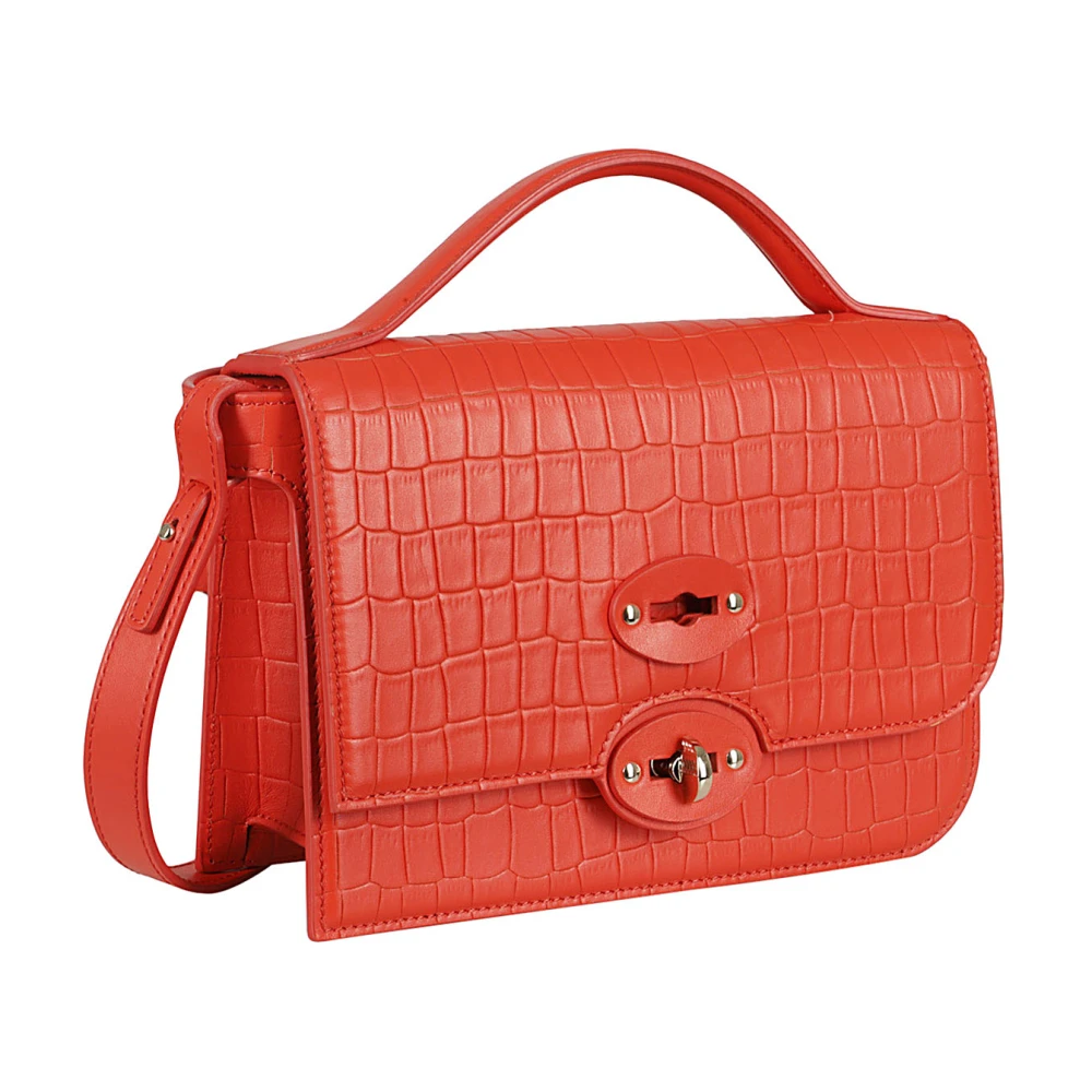 Zanellato Stijlvolle Cayman Crossbody Tas Red Dames