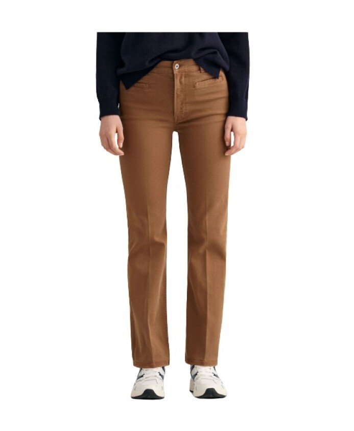 pantalon-evase-en-jersey-de-coton
