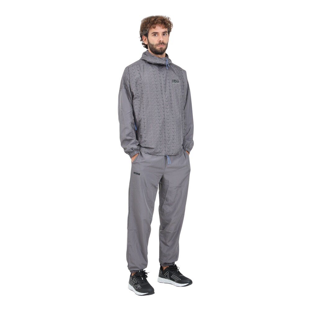 Grijs Trainingspak voor herfst winter Emporio Armani EA7 Trainingspakken Miinto