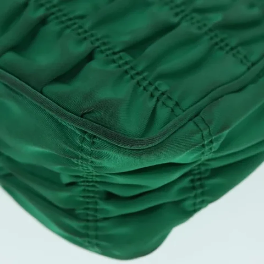 Prada Vintage Pre-owned Fabric prada-bags Green Dames