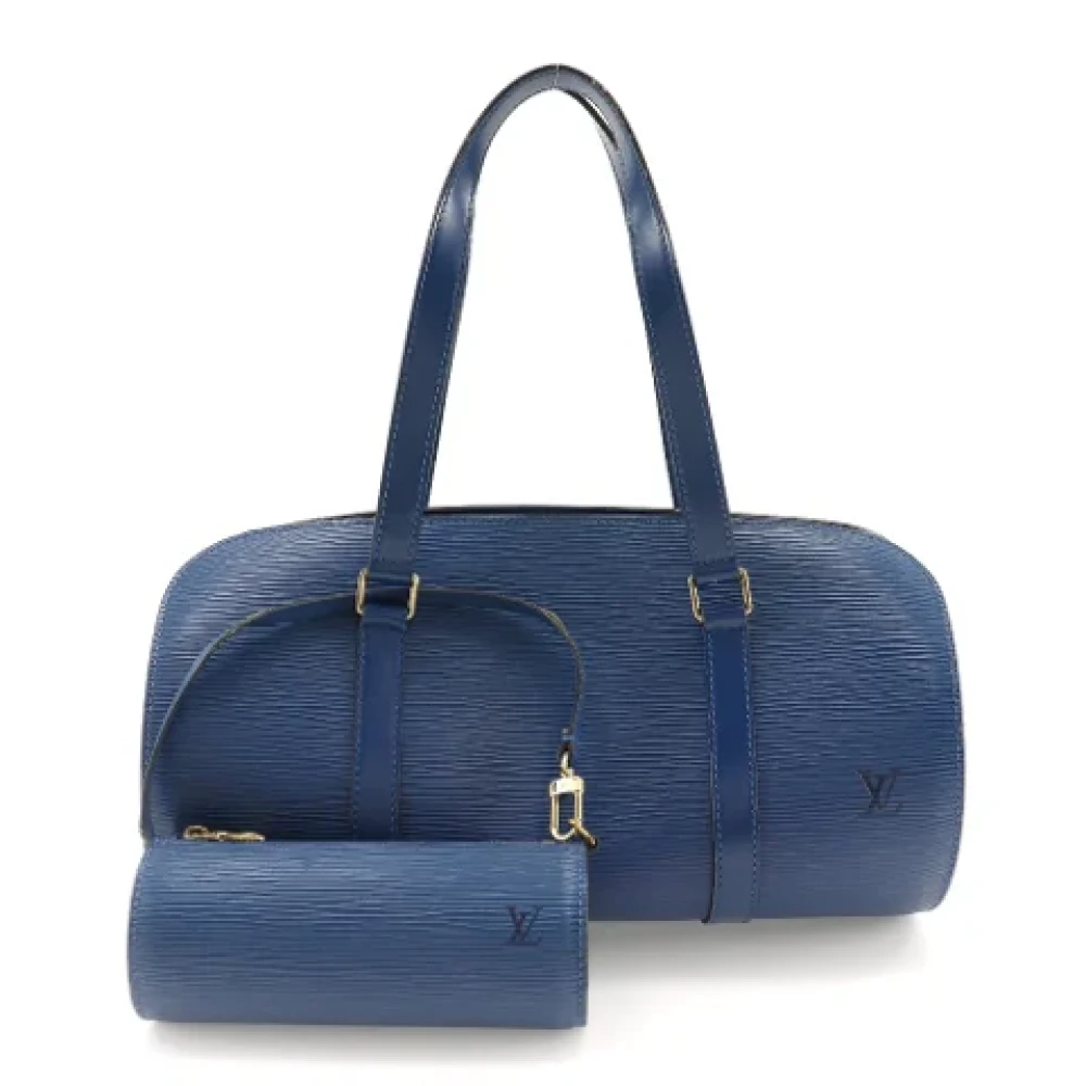 Louis Vuitton Vintage Pre-owned Leather handbags Blue Dames