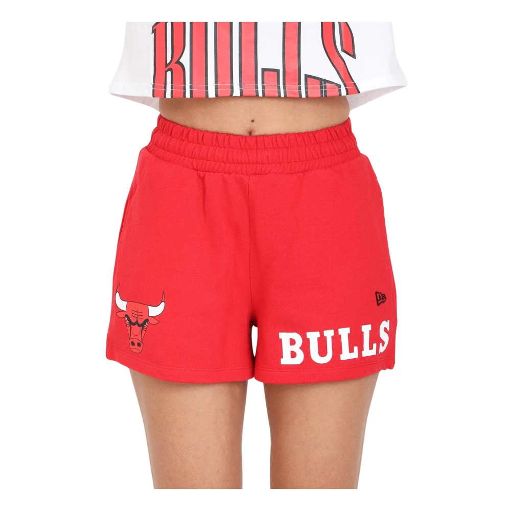 New era Short Shorts Red Dames