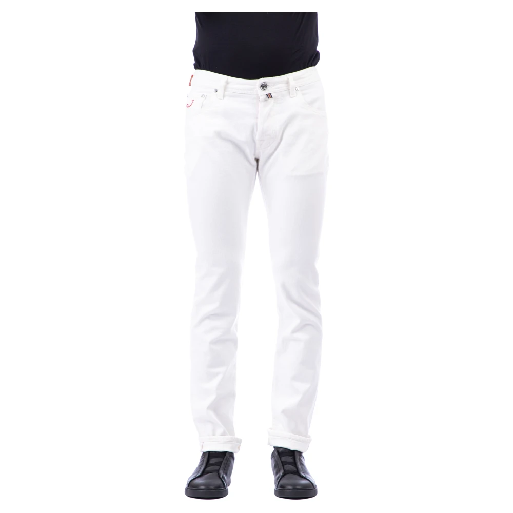Jacob Cohën Nick Model Witte Jeans White Heren