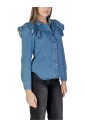 chemise-en-denim-bleu-col-a-volants