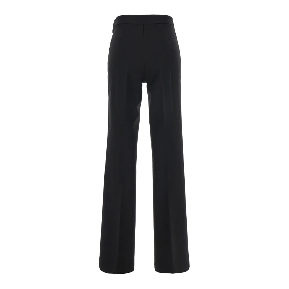Twinset Zwarte Broek Pantalone Black Dames