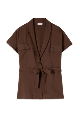 Unstructured Gabardine Jacket