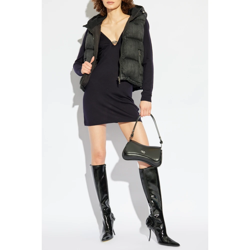 Diesel Geïsoleerd vest W-Hopper Black Dames