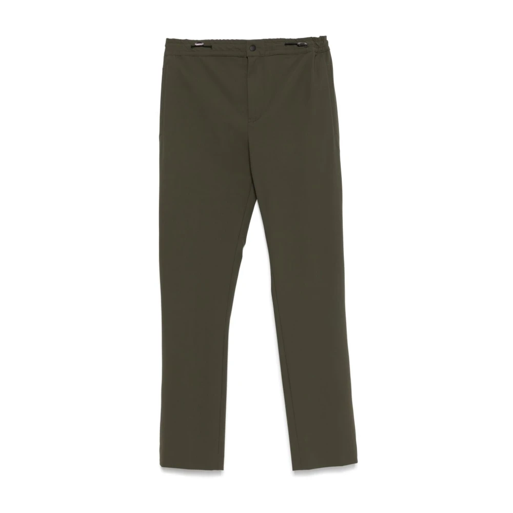 Pt Torino Grön Slim Fit Casual Byxor