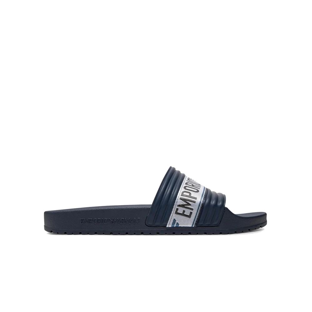 Emporio Armani Homme Bleu Chaussures, Taille: 40 Eu Tongs Et Mules Es Xvps06xn999t637