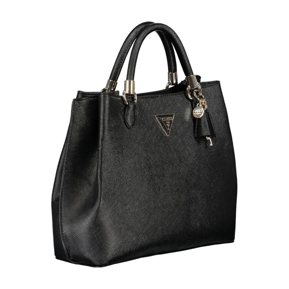 Guess Zwarte handtas met meerdere compartimenten Black Dames