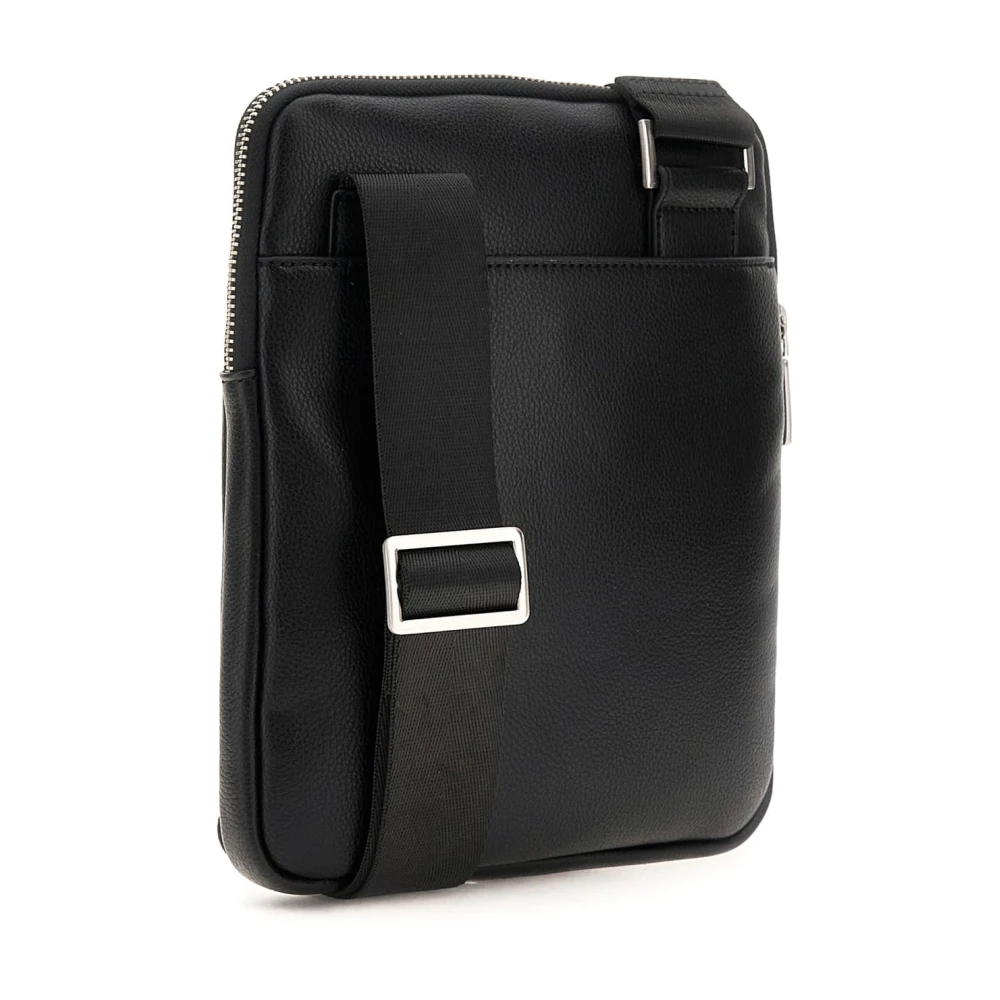 Guess Milano rugzak zwart met ritssluiting Black Heren