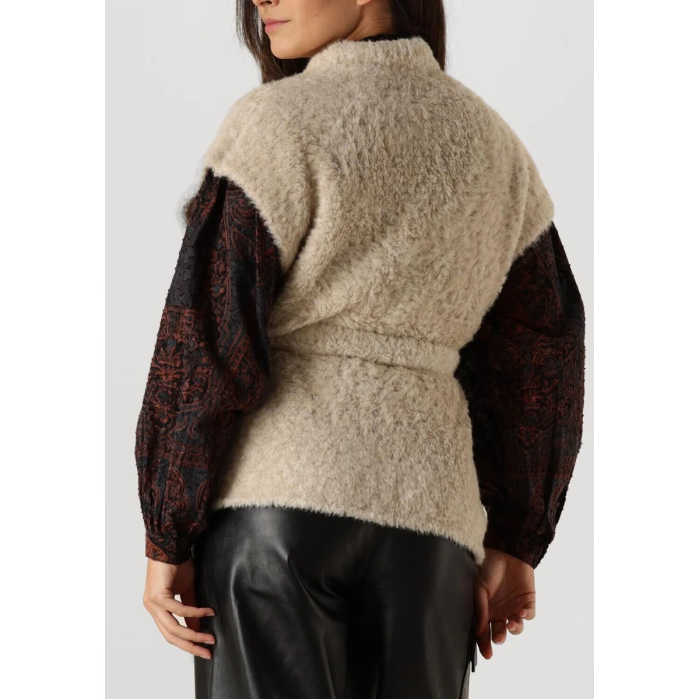 Knit-ted Veelzijdige Zand Blazer Jemma Beige Dames