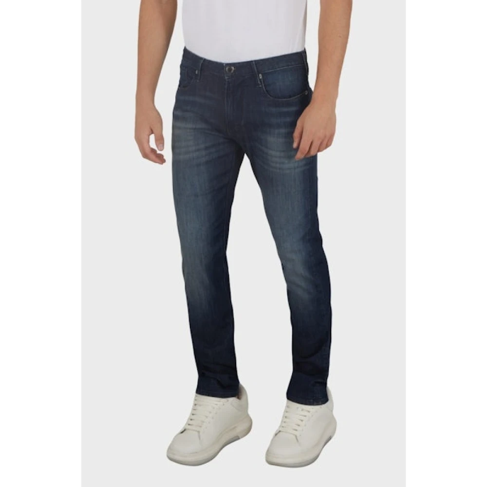 Emporio Armani Slim Fit Jeans Blue Heren