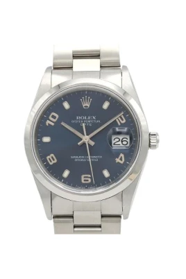 Pre-owned Oyster Perpetual Date Stainless Steel Automatic 15200
