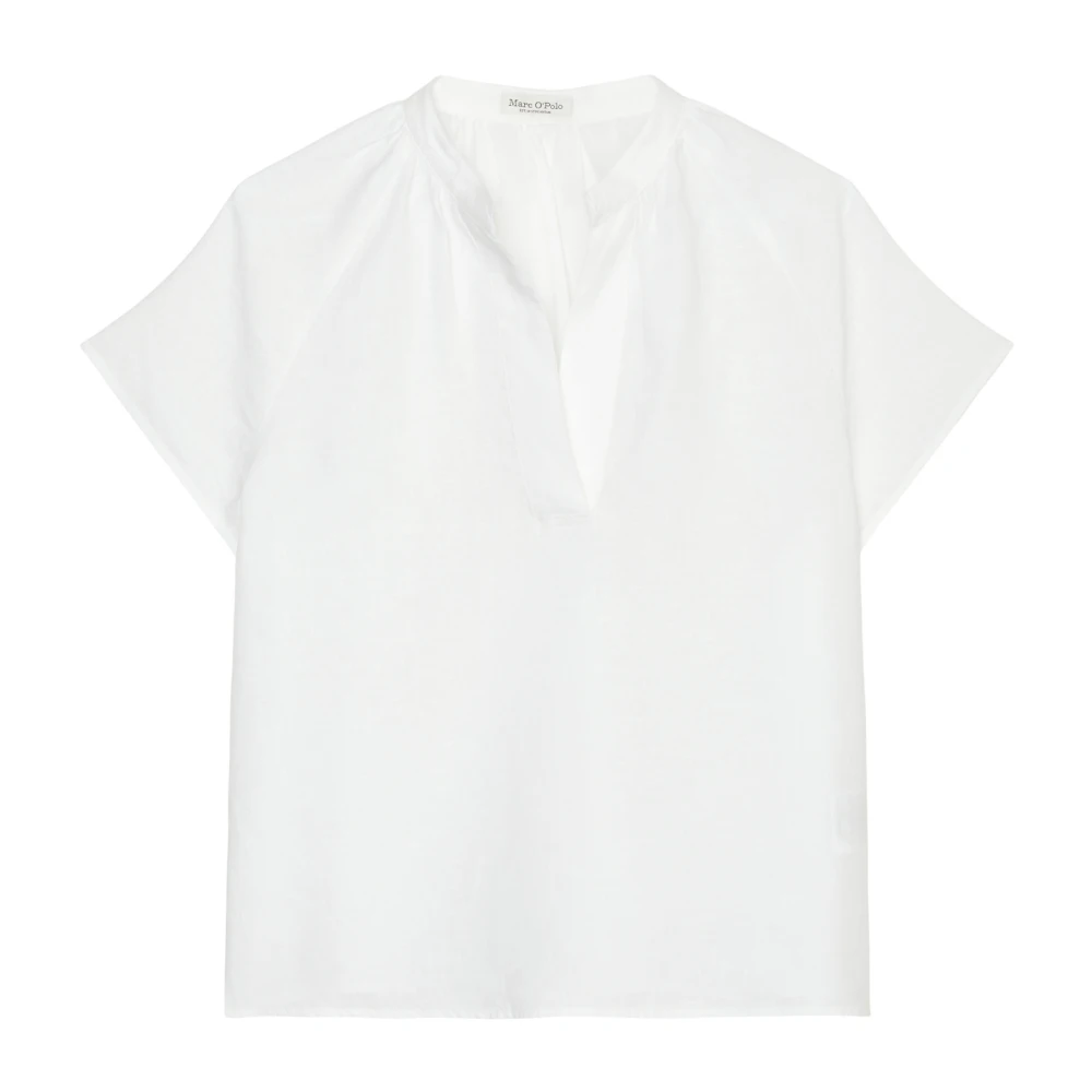 Marc O'Polo Linnen blouse normaal White Dames