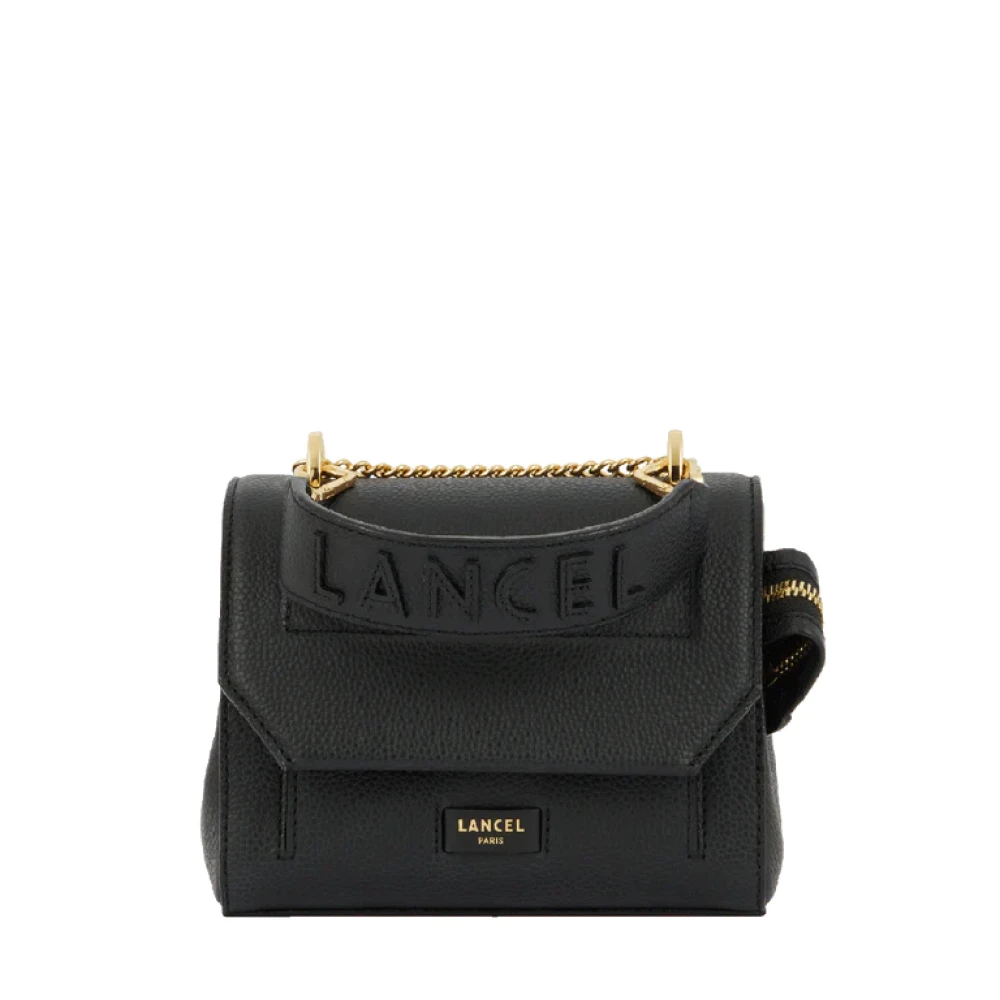 Lancel Women's Black Handbags, One Size, Chic Leather Crossbody Bag