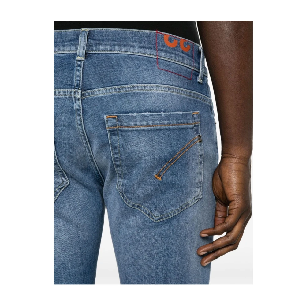 Dondup Slim-Fit Jeans voor Mannen Blue Heren