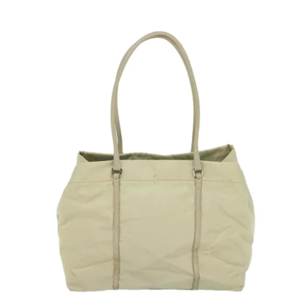 Prada Vintage Pre-owned Nylon prada-bags White Dames