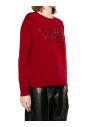 pull-rouge-avec-broderie-cloutee