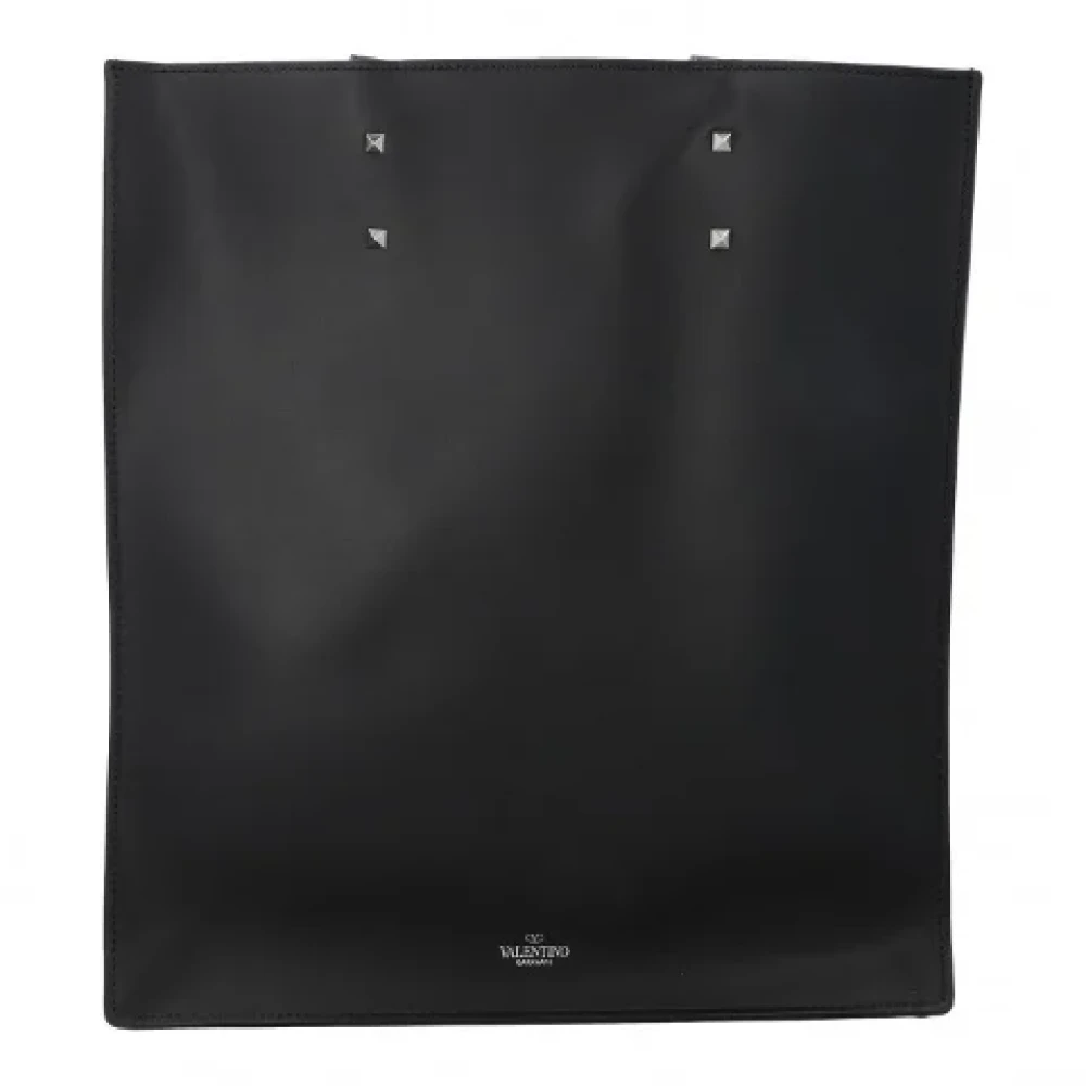 Valentino Vintage Pre-owned Leather totes Black Dames