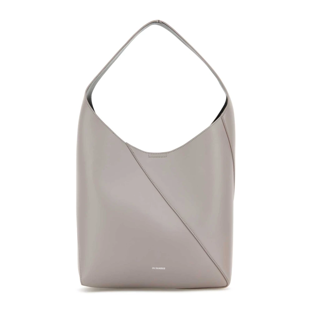 Jil Sander Stijlvolle Vertigo Schoudertas Gray Dames