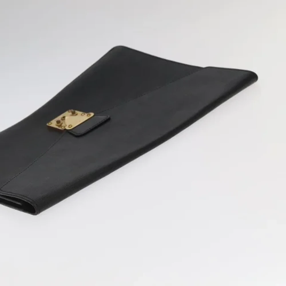 Louis Vuitton Vintage Pre-owned Leather briefcases Black Dames